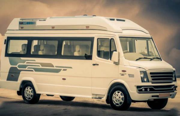 20 Seater Tempo Traveller on rent in Indore – ideal for corporate and family tours